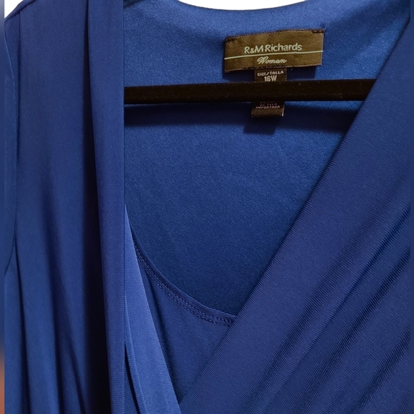 NWOT Faux Wrap Dress 16W - Picture 6 of 9
